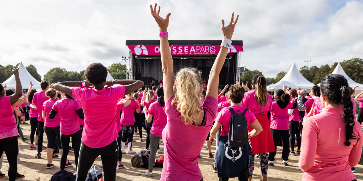 Odysséa Paris 2022 : la fête rose contre la cancer du sein - Feat