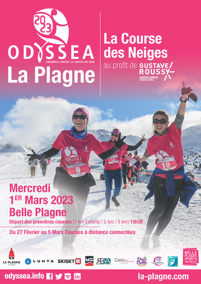 Affiche Odyssea La Plagne 2023 - V1